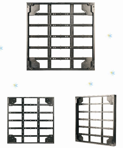 Simple design aluminum profile extruion anodizing surface LED display cabinet for LED rental screen