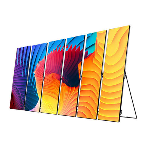 P2.5 P3 led poster screen cabinet with arcylic