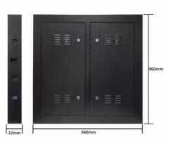 LED screen die casting cabinet 960x960mm P4 fixed and rental outdoor and indoor both