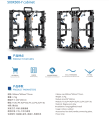 Front Maintenance LED screen Magnesium die casting cabinet curve led cabinet rental 500x500 P1.9 P2.5 P2.604 P2.976 P3.91 P4.81