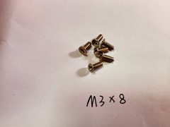 KM3X8MM Screws Black color silver color can be choosed length can be choosed customizied screws as drawing