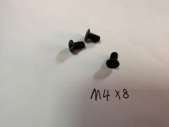 KM4X8MM Screws Black color silver color can be choosed length can be choosed customizied screws as drawing