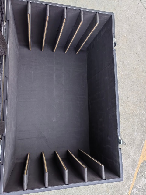 PP Plastic flight case for 500x1000mm 500x500mm led cabinet led wall