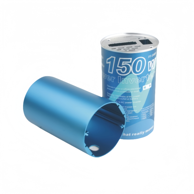 Round aluminum extrusion enclosure manufacturer for power supply