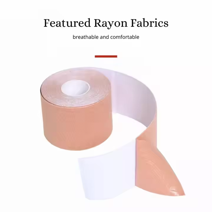 Chest Tape Breast Lift Pie Sticky Body Tape Women's Push-Up Sticky Pacifier Cover Invisible Elastic Sweatproof 5 cm * 5 m Roll