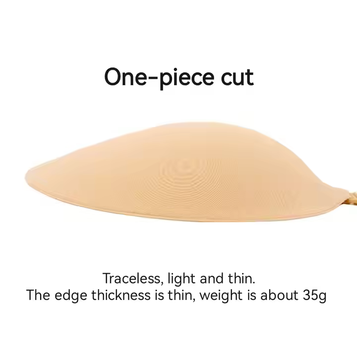 Mango shape invisible bra push-up self adhesive strapless no back adhesive bra reusable silicone pacifier sleeve women's underwear
