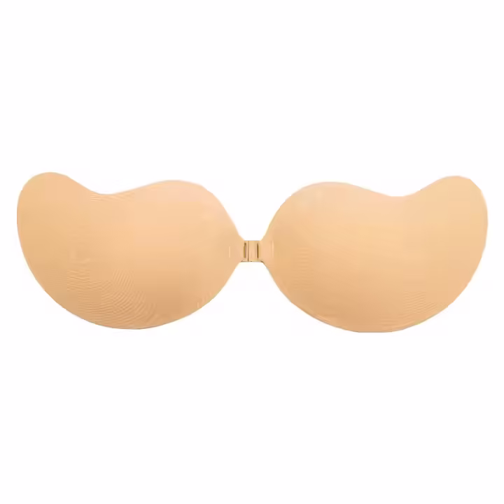 Mango shape invisible bra push-up self adhesive strapless no back adhesive bra reusable silicone pacifier sleeve women's underwear