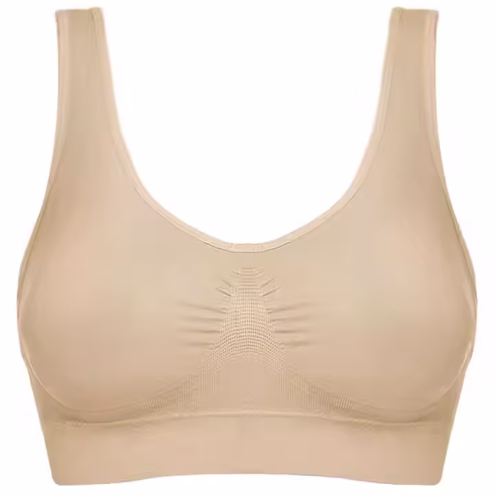 S-3XL Plus Size Women's Sports Bra Gym Workout Running Yoga Adjustment Lingerie Seamless Comfort Bra with Removable Pad