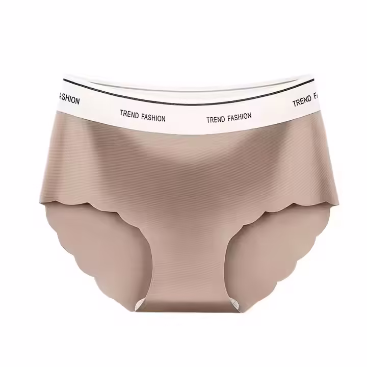 2024 New Arrival Women's Panties Sexy Mid-rise Briefs 2pcs Per Pack Comfortable Ice Silk Seamless Underpants for Girls Underwear