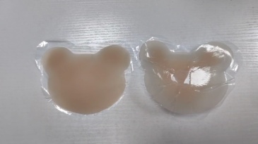 Silicone breast nipple pasties bear shape cute girl nipple cover reusable adhesive nipple covers