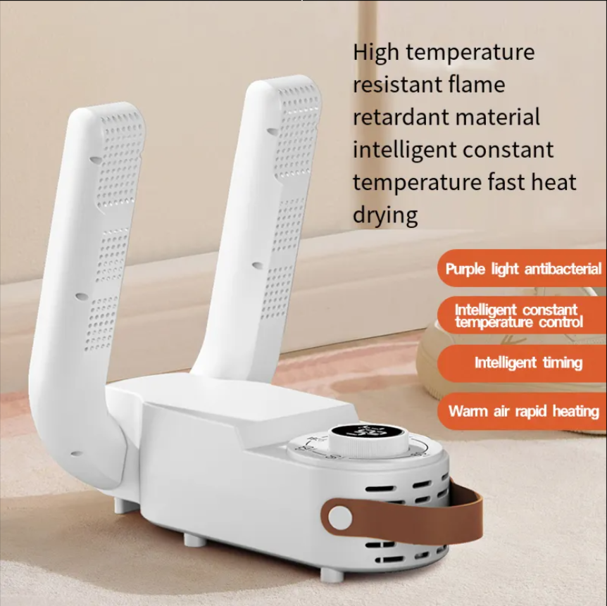 Timing Portable Shoe Dryer Multifunctional Folding Expansion with Deodorization Sterilization UV sterilization