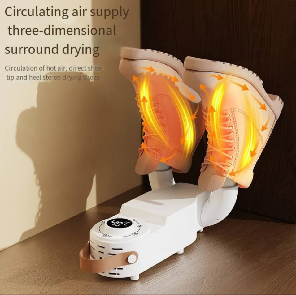 Timing Portable Shoe Dryer Multifunctional Folding Expansion with Deodorization Sterilization UV sterilization