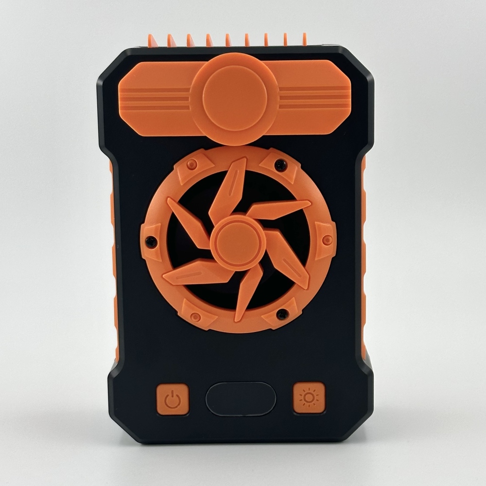 Portable Small 10000mAh USB Mini Waist Hanging Fan Lanyard Hanging Neck Waist Cooling Fan With Flashlight night light