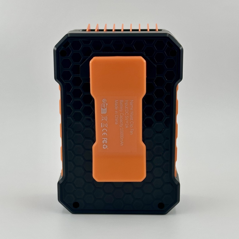 Portable Small 10000mAh USB Mini Waist Hanging Fan Lanyard Hanging Neck Waist Cooling Fan With Flashlight night light