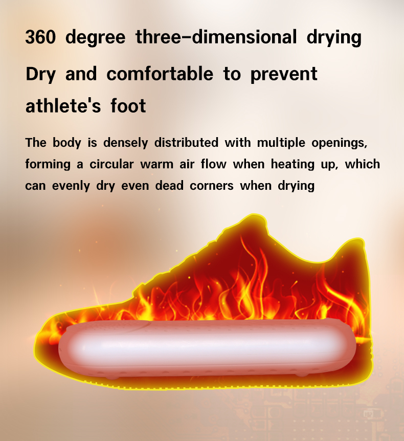 2025 New Design Smart Electric Shoe Dryer Portable Shoes Dryer and Deodorizer Can Add Fragrance Slice With Timer 1H/2H/4H for Winter Boots Warmer Drying High Quality Household Electronics