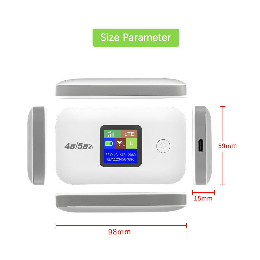 Wireless Mobile Hotspot Portable Mi Fis Pocket RouterTravel A8 Battery 3000 MAh Wi Fi Router with SIM Card 4G LTE