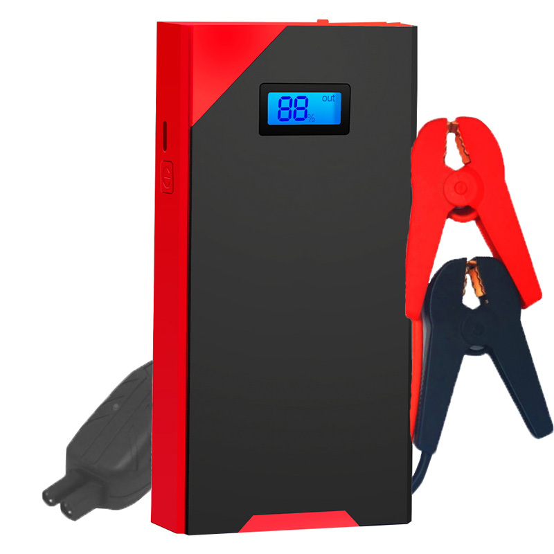 Jump Starter with air Compressor, 12v 1000a Portable 10000mah Car Battery Starter with Lcd Screen, Led Light, Compass