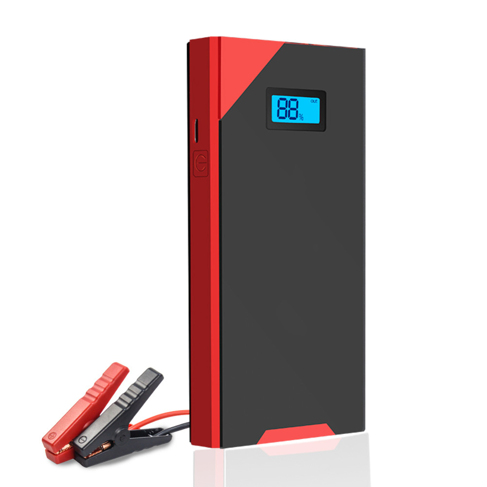 Jump Starter with air Compressor, 12v 1000a Portable 10000mah Car Battery Starter with Lcd Screen, Led Light, Compass