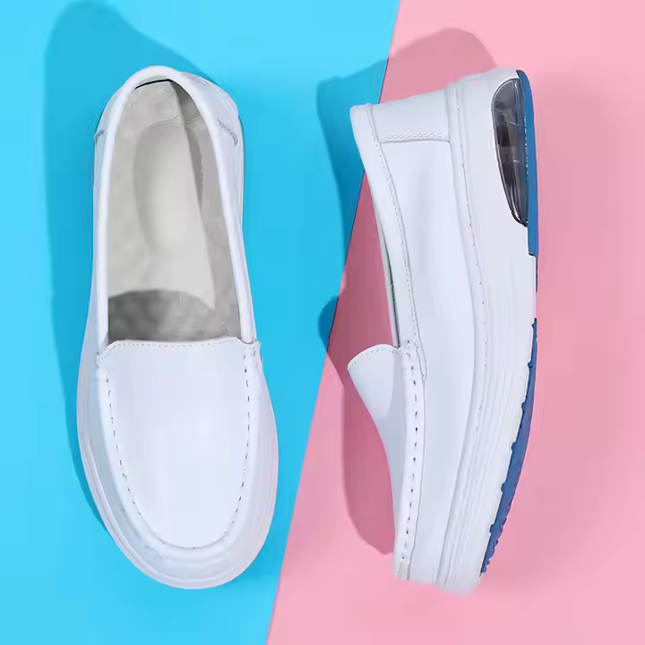 Women's Nursing Shoes for Hospital Comfortable Anti-slip Ventilate Lightweight Waterproof Work Nurse Shoe Healthcare Footwear