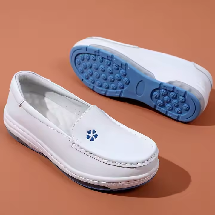 Women's Nursing Shoes for Hospital Comfortable Anti-slip Breathable Waterproof Fasion Work Shoe Nurse's White Shoes