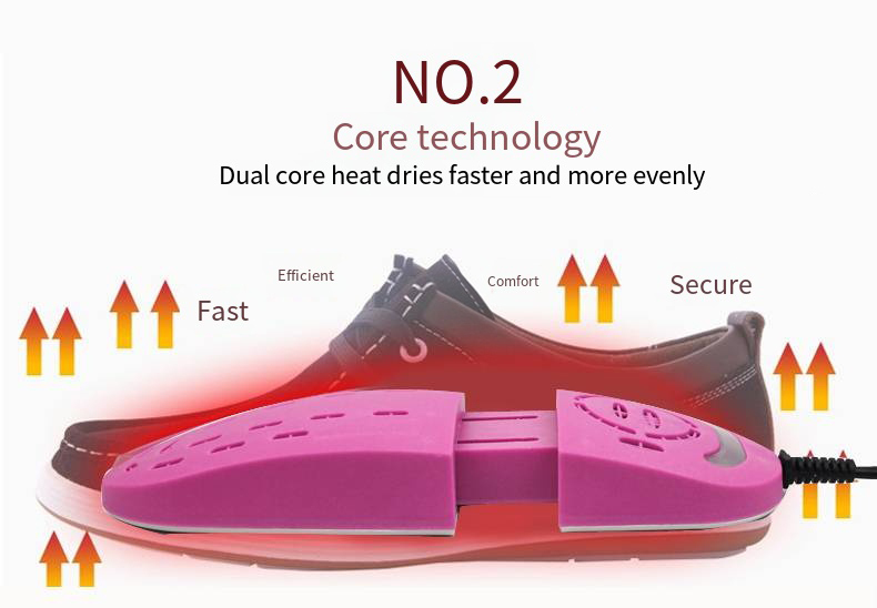 Hot Sale Electric Shoe Dryer Retractable Boot Warmer Shoe Deodorizer for Boots Sanitizing and Deodorizing Portable Dryer Machine Without Timer no Light Winter Home Electronics