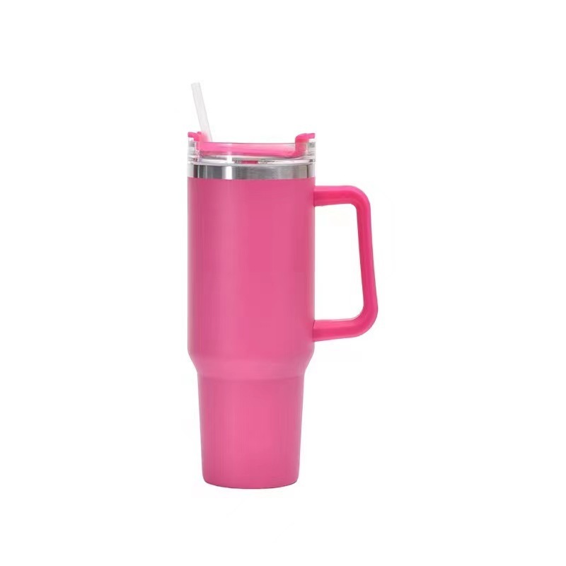 New Leakproof Bpa Free 30oz 40 oz Removable Spout Stainless Steel Travel Mug Tumbler with Handle Detachable Flip Straw