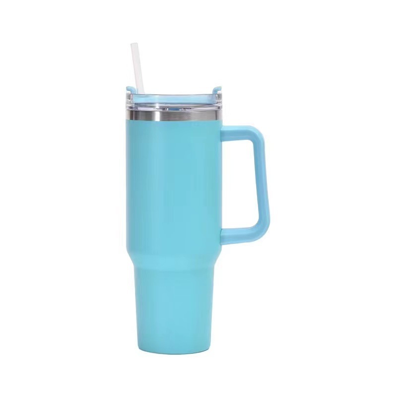 New Leakproof Bpa Free 30oz 40 oz Removable Spout Stainless Steel Travel Mug Tumbler with Handle Detachable Flip Straw