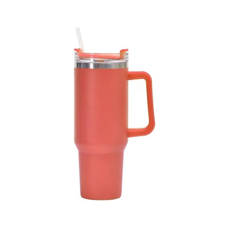 New Leakproof Bpa Free 30oz 40 oz Removable Spout Stainless Steel Travel Mug Tumbler with Handle Detachable Flip Straw