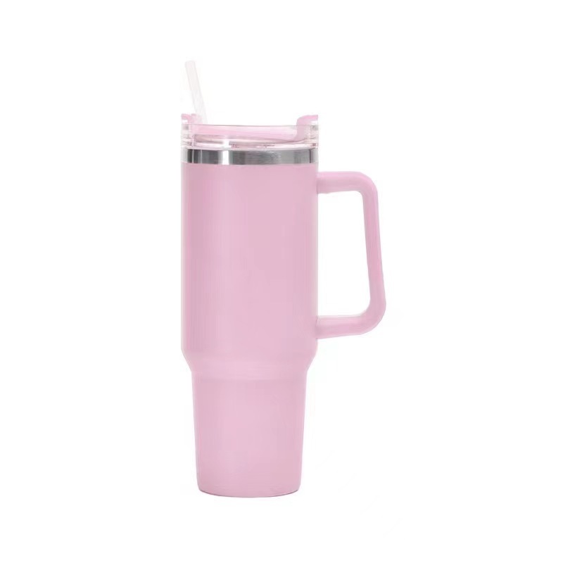 New Leakproof Bpa Free 30oz 40 oz Removable Spout Stainless Steel Travel Mug Tumbler with Handle Detachable Flip Straw
