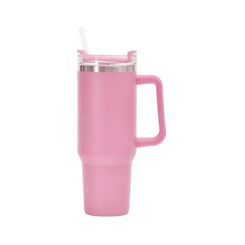 New Leakproof Bpa Free 30oz 40 oz Removable Spout Stainless Steel Travel Mug Tumbler with Handle Detachable Flip Straw