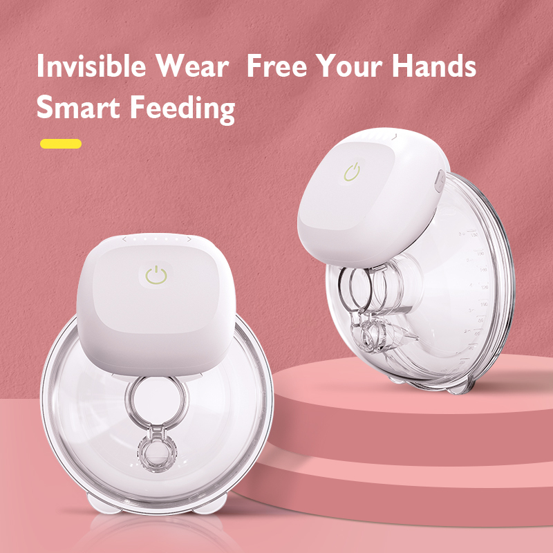 Hands-Free Wearable Breast Pump Double Silicone Electric Suction Breast Pump