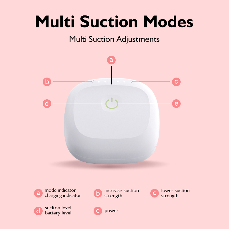 Hands-Free Wearable Breast Pump Double Silicone Electric Suction Breast Pump