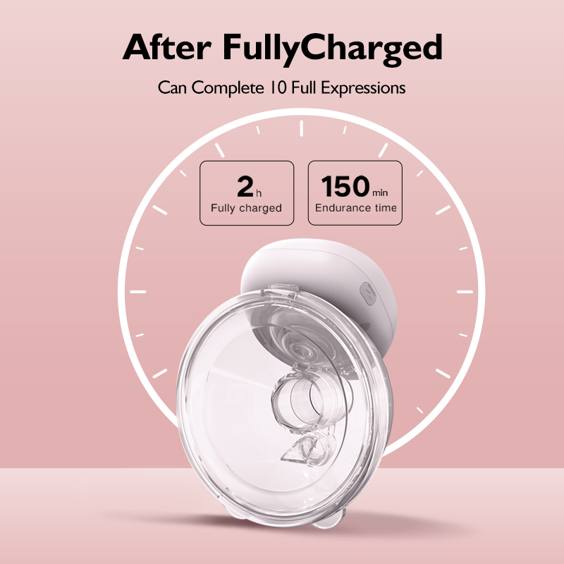 Hands-Free Wearable Breast Pump Double Silicone Electric Suction Breast Pump