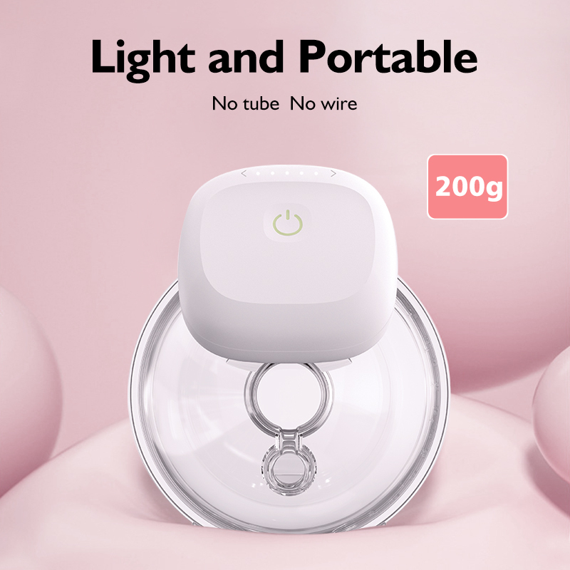 Hands-Free Wearable Breast Pump Double Silicone Electric Suction Breast Pump