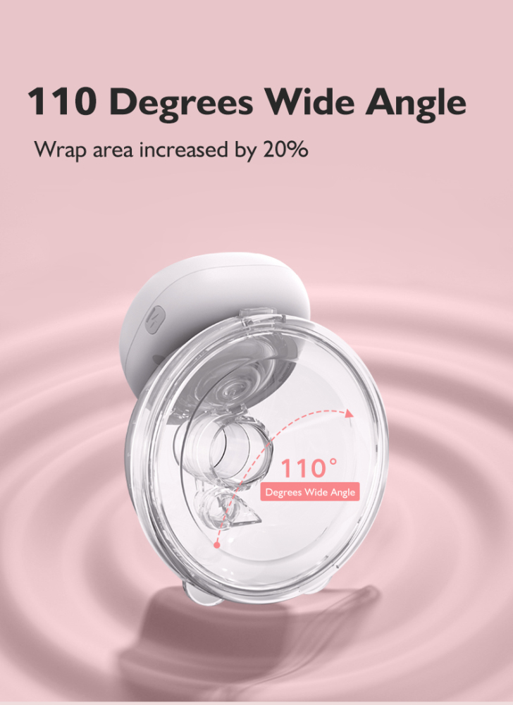 Hands-Free Wearable Breast Pump Double Silicone Electric Suction Breast Pump