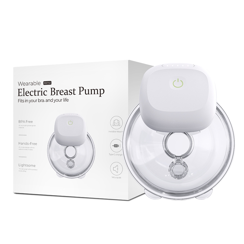 Hands-Free Wearable Breast Pump Double Silicone Electric Suction Breast Pump