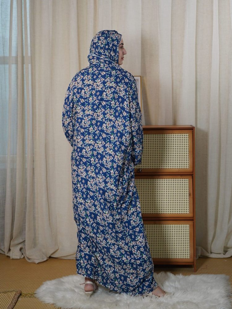 Comfortable Breathable Scarf All-in-One Fashionable  Dress Women Long Clothes Dubai Abaya Islamic Dresses Beautiful Modest Modern Abayas