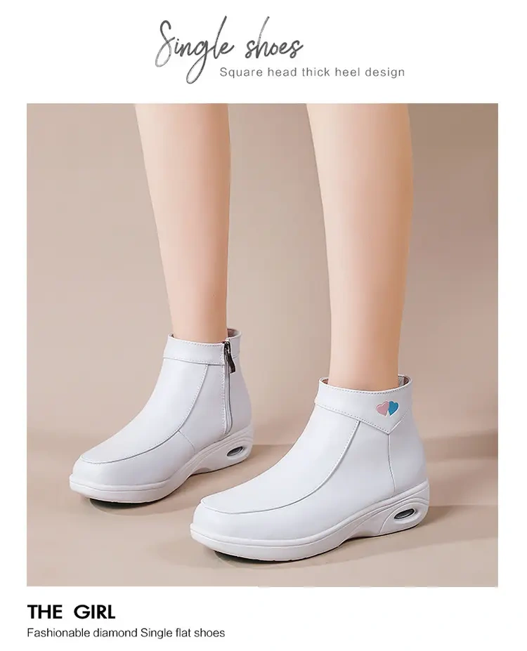 New Nurses White Shoes Hospital for Women Customized Style Skid Resistance Soft Bottom Ventilate Comfortable Breathable Safety