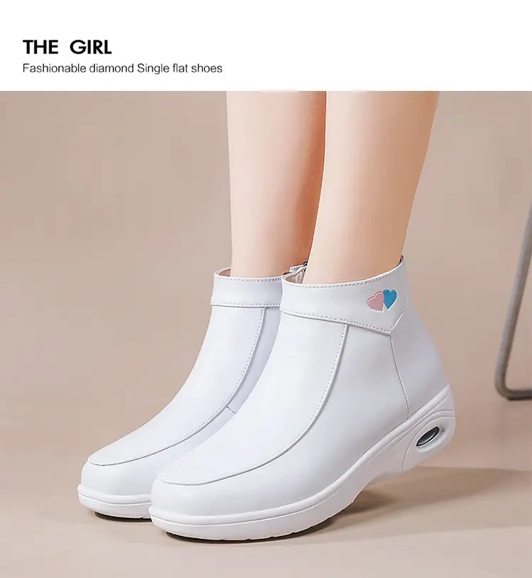 New Nurses White Shoes Hospital for Women Customized Style Skid Resistance Soft Bottom Ventilate Comfortable Breathable Safety
