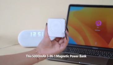 Power Banks 5000Mah Capacity High Quality Mini Fast Quick Charge Power Banks 3 in 1 20W Magnetic Wireless Power Bank 5000Mah