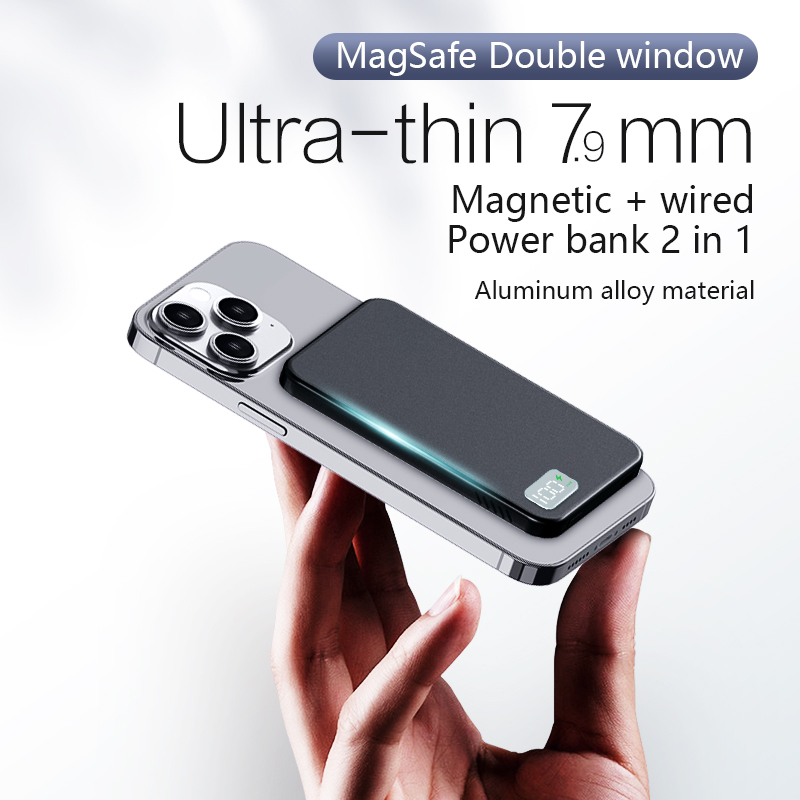 Power Banks Magnetic Best Selling Wholesale Power Banks 10000mah Slim Portable Wireless Power Banks 10000mah Fast Charging