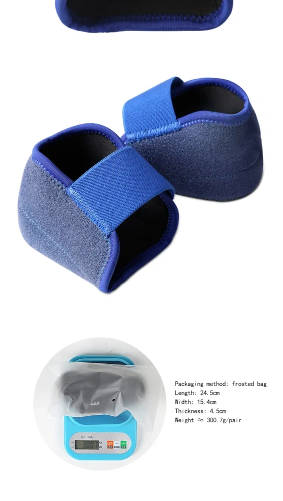 Heel Insoles Protector for Shock Absorption and Height Increase Shock-absorbing and Pressure-relieving Velcro Pad