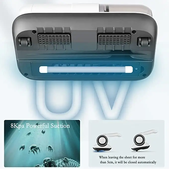 Wired Mite Removal Vacuum Cleaner With HEPA Filter Ultraviolet Sterilization
