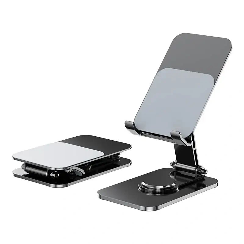 Desktop Rotating Bracket New Design Anti-slip Adjustable 360 Rotating Desktop Bracket Metal Folding Phone Holder Stand