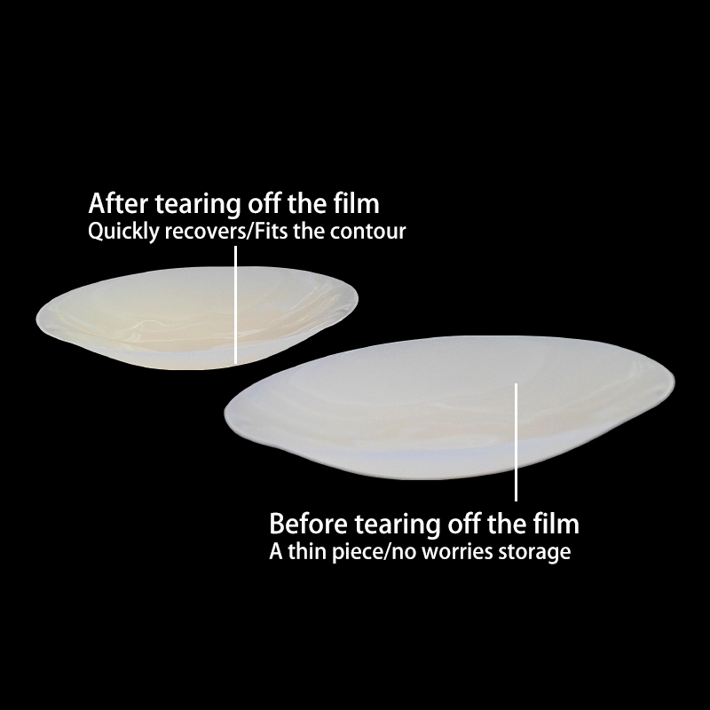 2025 New Upgraded Nipple Cover 8cm 100% Silicone Intimates Accessories Adhesive Nipple Pad Thin Invisible Waterproof for Women