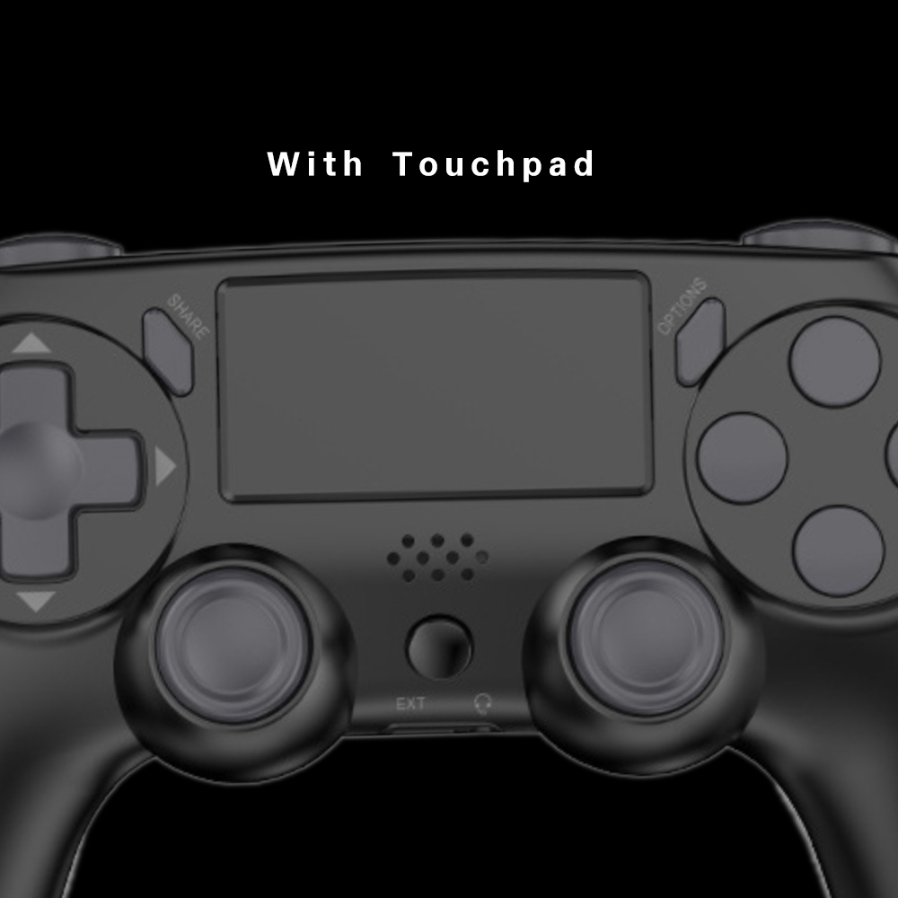 P47 2025 Wireless Gamepad for PS4, PS3, PC - Dual Vibration, 6-Axis Gyro, BT Joystick Controller with L2 R2 Triggers