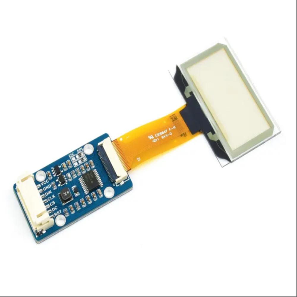 1.51 Inch Transparent OLED Screen 128*64 Resolution Display Monitors With Expansion Board SPI/I2C Interface Blue Display