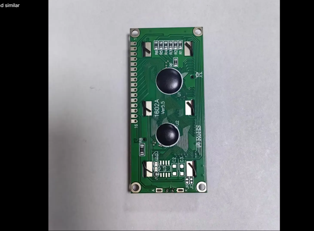 1602 LCD Modul Display 2x16 LCD Screen Blue Backlight Lcd Monitor Board Electronic Modules