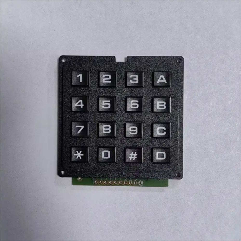 Keypad Single-chip Microcomputer Keyboard 16-key Industrial Keyboard Module Electronic Modules for Computer Electronic Door Lock