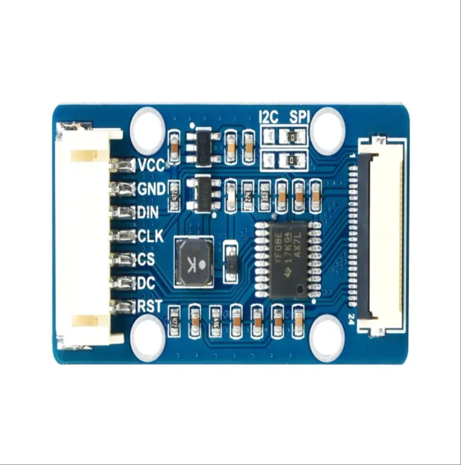 1.51 Inch Transparent OLED Screen 128*64 Resolution Display Monitors With Expansion Board SPI/I2C Interface Blue Display